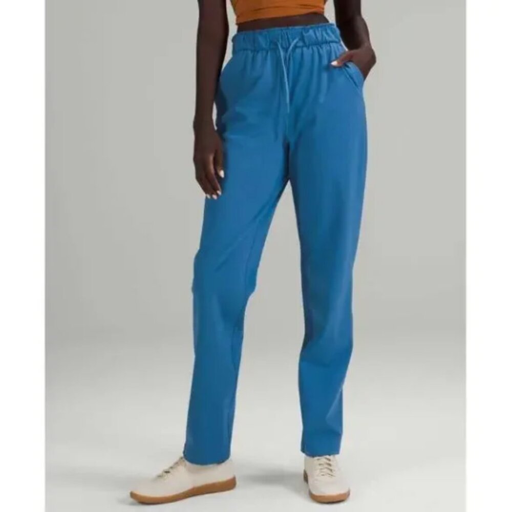 Lululemon Stretch Luxtreme High Rise Pant Full Length Soft Denim Blue Size 6